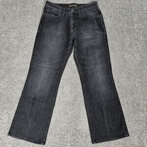 34 Heritage Jeans Men's 32X28.5 (Tag 34X30) Black Charisma Straight Denim